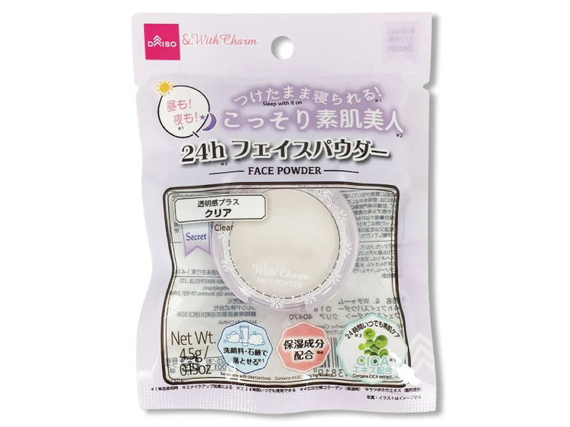 ＆．ＷｉｔｈＣｈａｒｍ　２４ｈフェイスパウダー　クリア